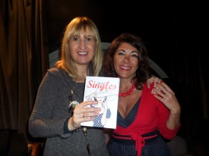 io e Laura Eid, autrice del libro "Singles" dedicato soprattutto ai singles milanesi