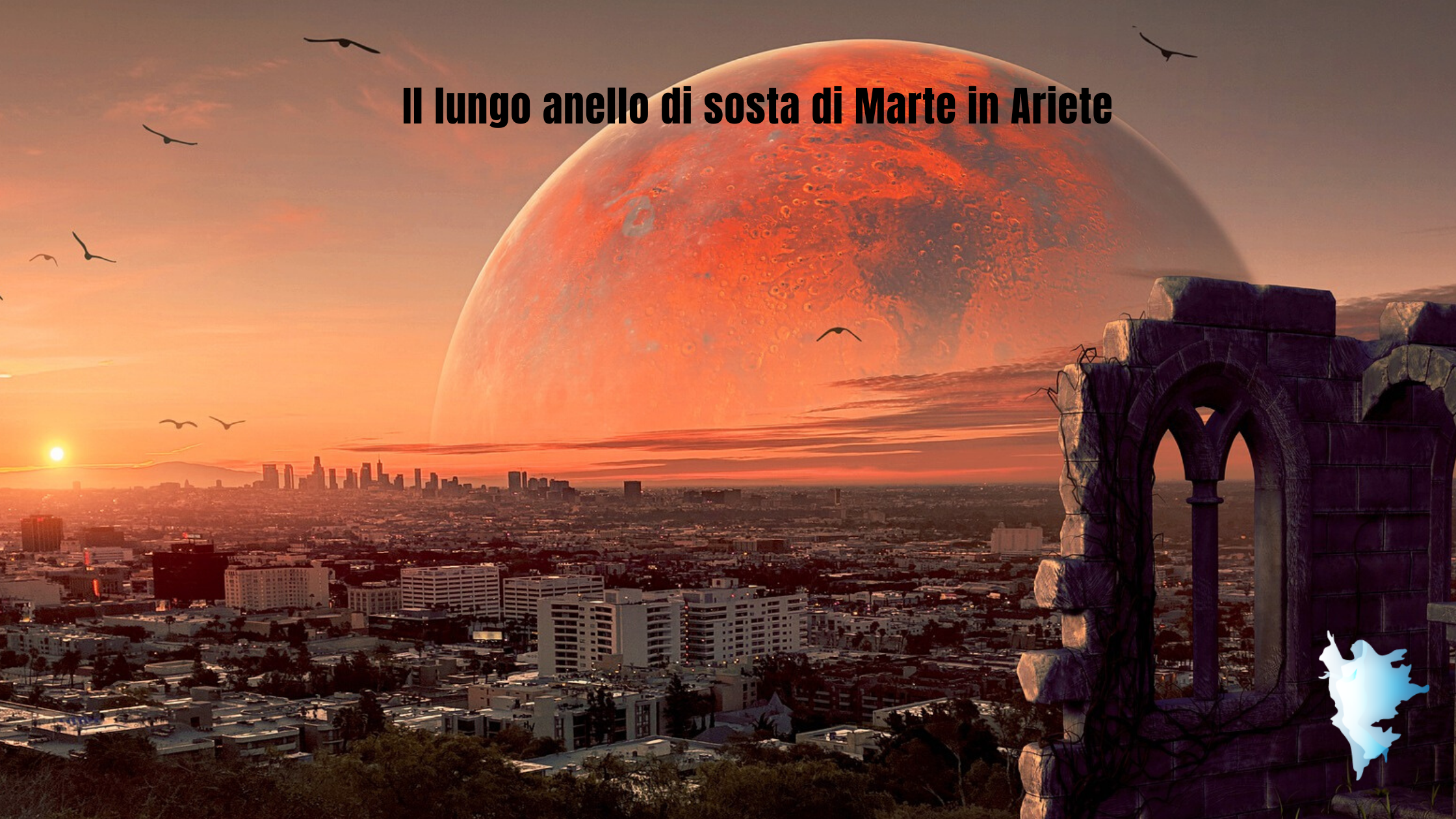 Il lungo anello di sosta di Marte in Ariete